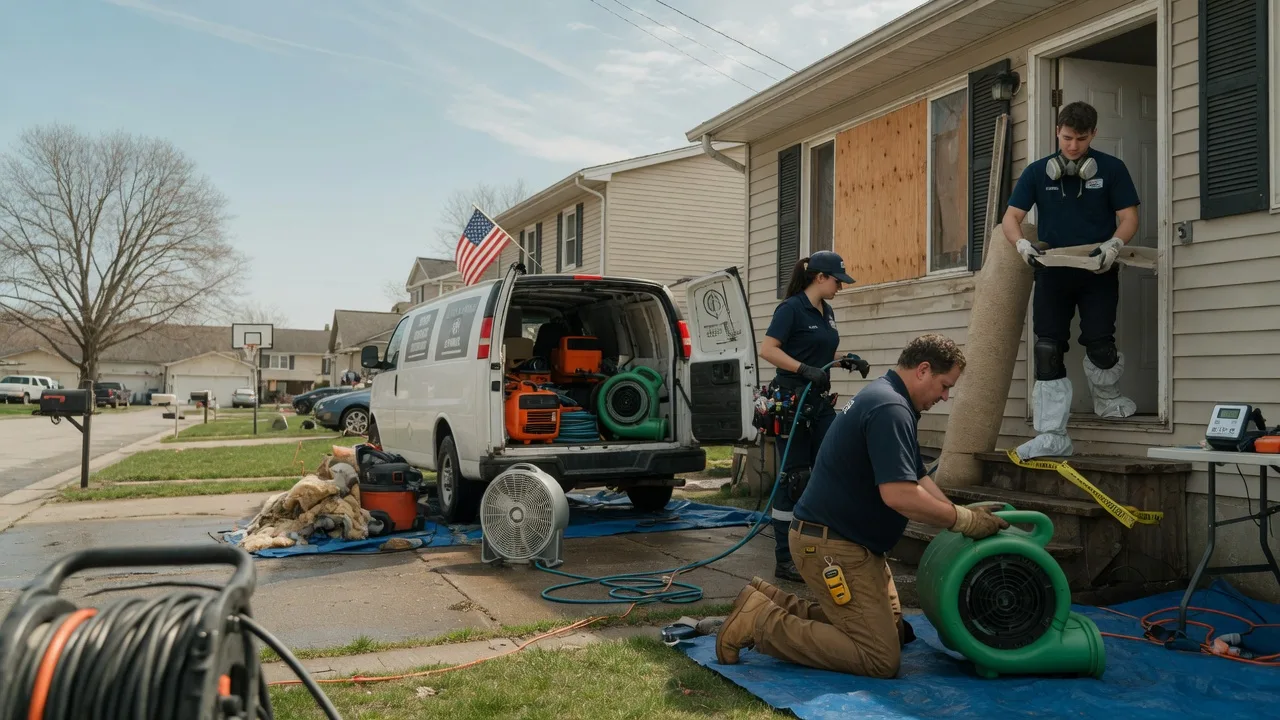Water Damage Restoration in Sparks, OK near me